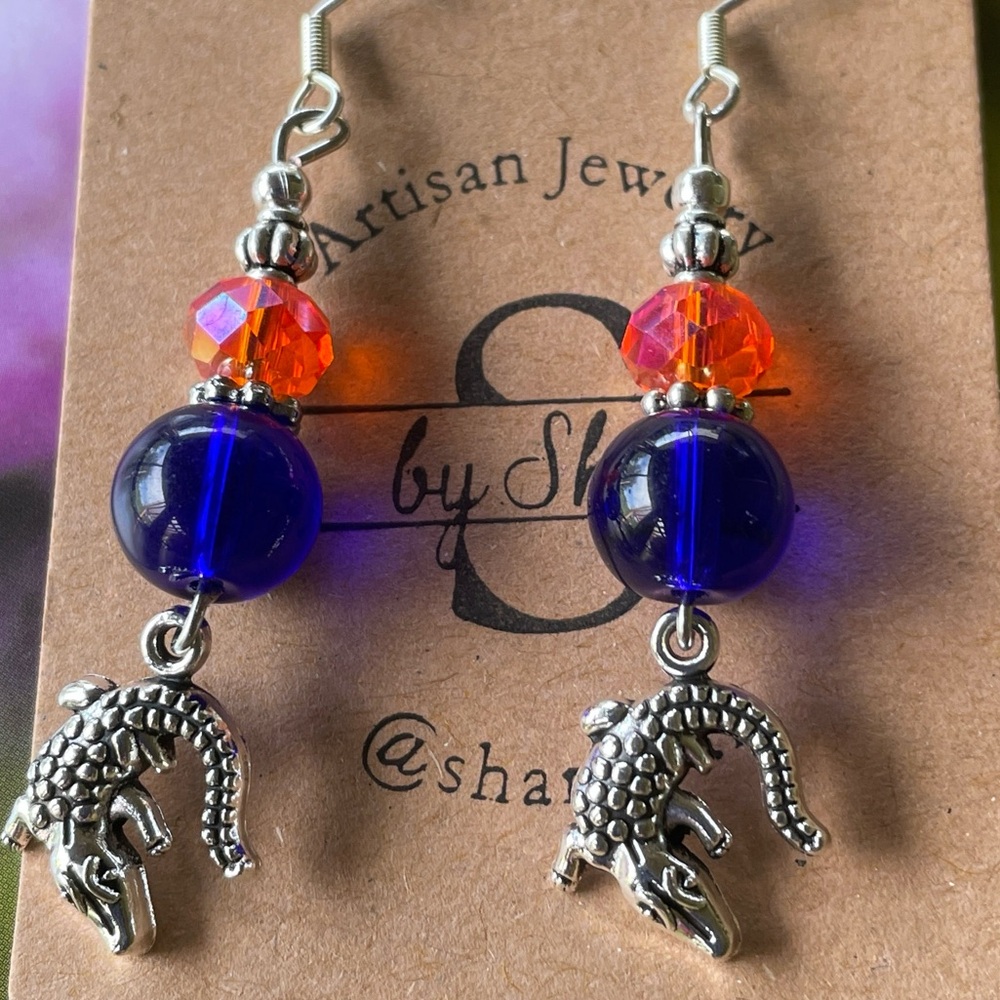 ✔️✔️University of Florida Gator Earrings